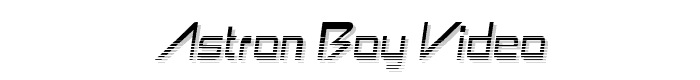 Astron Boy Video font